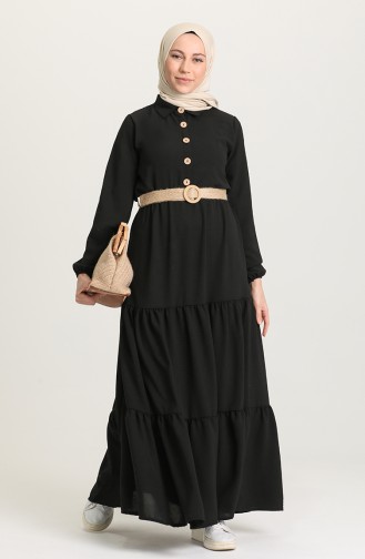 Robe Hijab Noir 0391-01