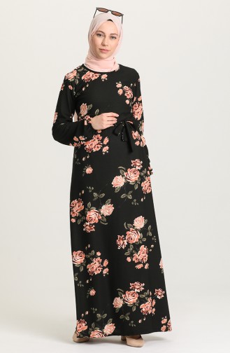 Black Hijab Dress 0394-01