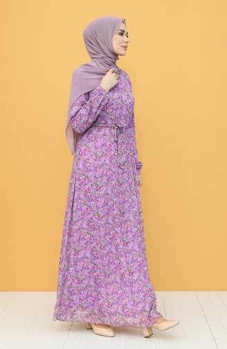 Robe Hijab Pourpre 20Y3064001D-06