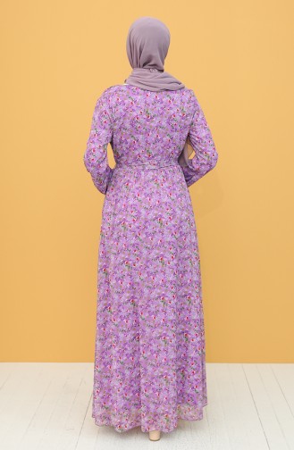 Robe Hijab Pourpre 20Y3064001D-06