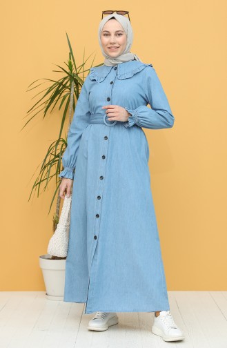 فستان أزرق جينز 4061-01