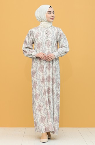 Violet Hijab Dress 21Y8345-02