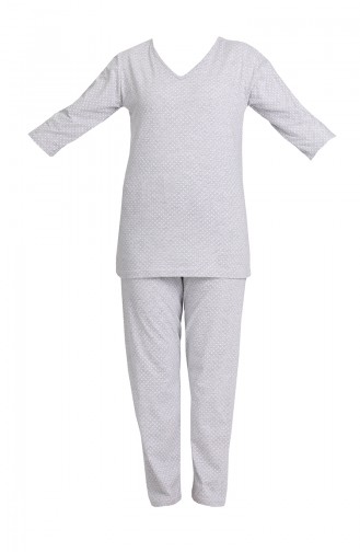 Grau Pyjama 3348
