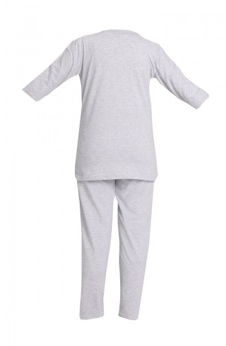 Grau Pyjama 3348