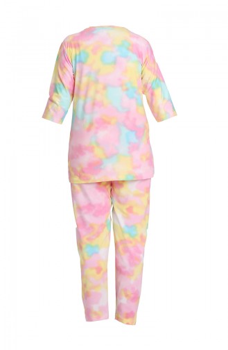 Bayan Pijama Takımı 3350 Sarı