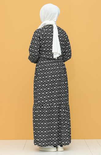 Black Hijab Dress 5360-05