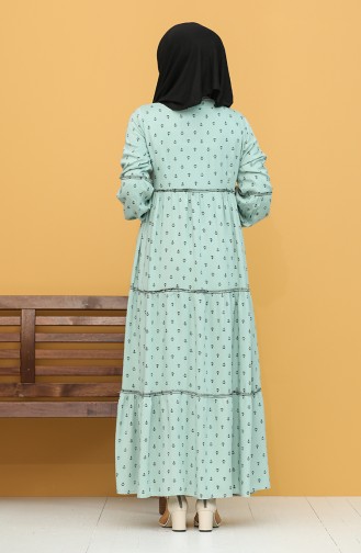 Green Almond Hijab Dress 21Y82761-03