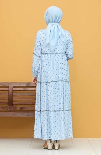 Baby Blue Hijab Dress 21Y82761-05