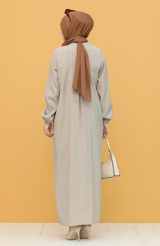 Robe Hijab Beige 21Y8355-04