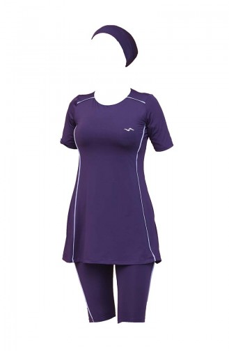 Purple Swimsuit Hijab 1860-02
