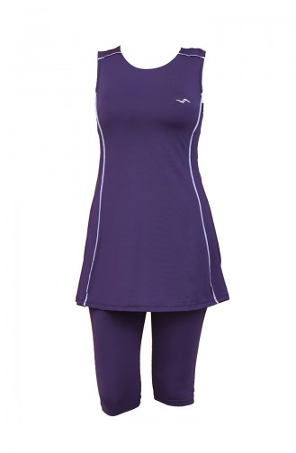 Purple Modest Swimwear 1865-02