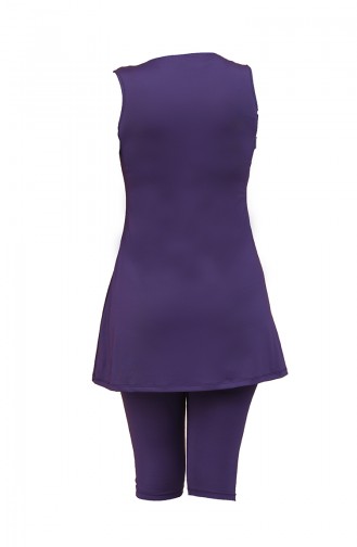 Purple Modest Swimwear 1865-02