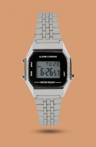Silver Gray Horloge 08