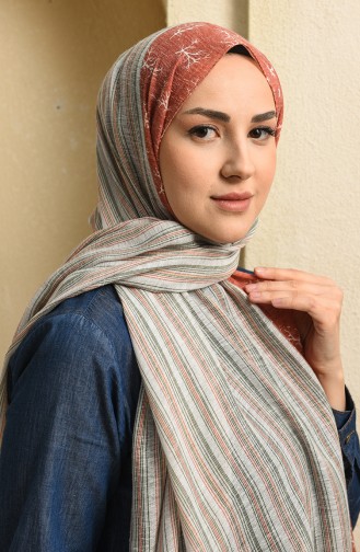 Cinnamon Color Shawl 19-0300-10