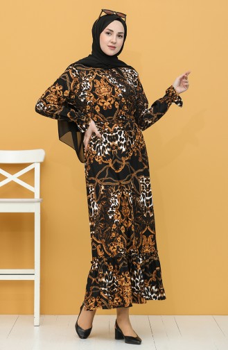 Robe Hijab Noir 4572B-01