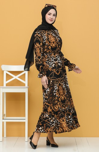 Robe Hijab Noir 4572B-01