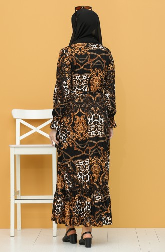 Robe Hijab Noir 4572B-01