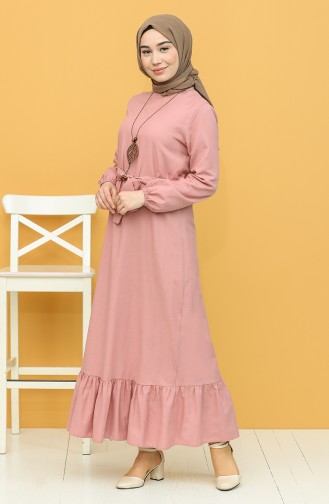 Robe Hijab Poudre 7066-09