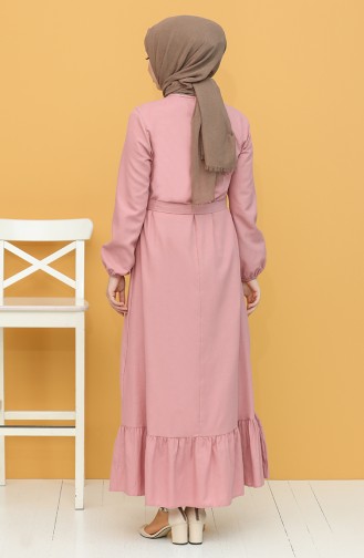 Robe Hijab Poudre 7066-09