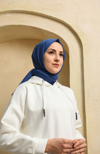 Krep Şal 8001-05 İndigo