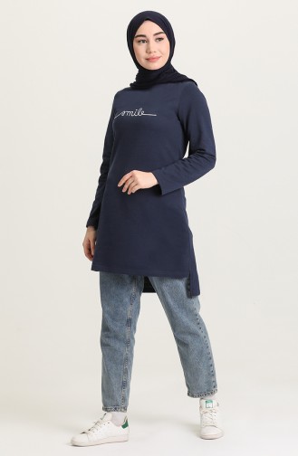 Light Navy Blue Tunics 3263-10