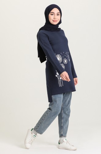 Light Navy Blue Tunics 3265-10