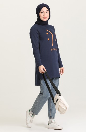 Light Navy Blue Tunics 3266-10