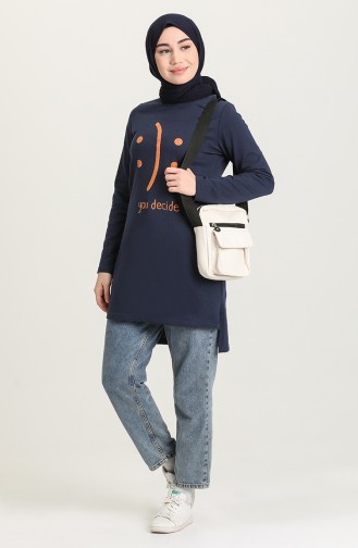 Light Navy Blue Tunics 3266-10