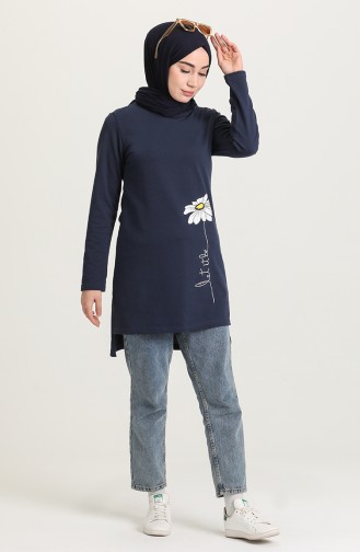 Light Navy Blue Tunics 3267-10