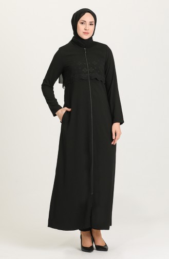 Black Abaya 8050-02