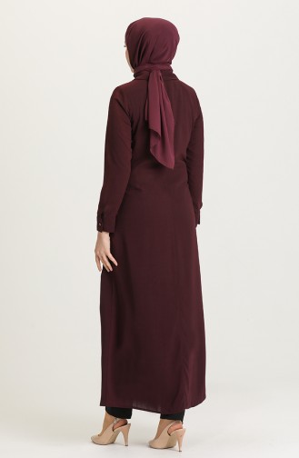 Plum Abaya 8051-03