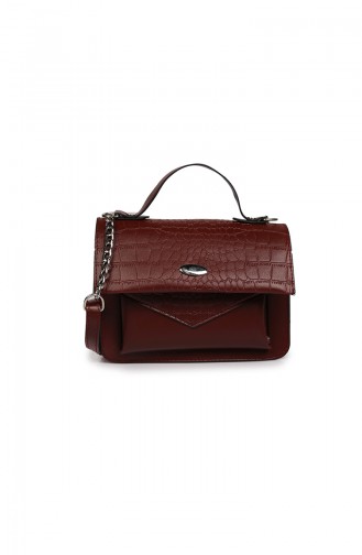 Claret red Shoulder Bag 233Z-08