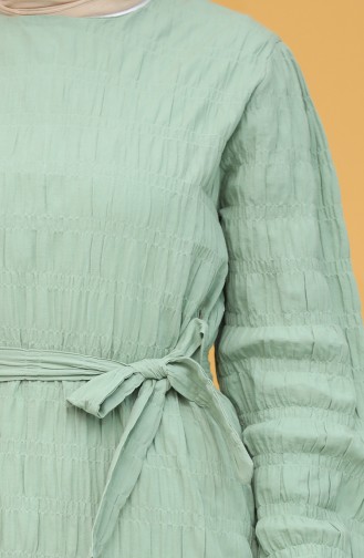 Sea Green Hijab Dress 5361-01