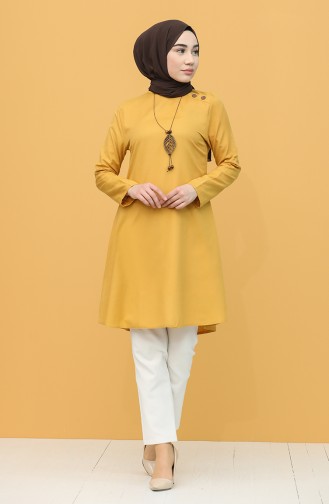 Kolyeli Tunik 7068-05 Taba