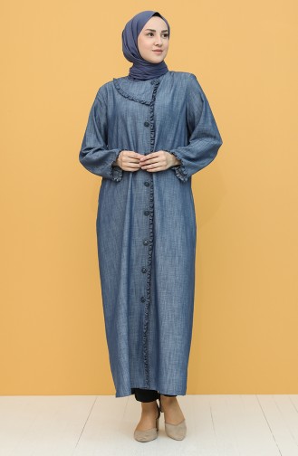 Denim Blue Abaya 0751-02