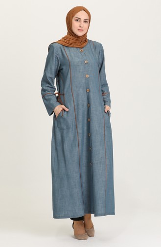 Indigo Abaya 0870-04