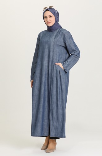 Jeans Blue Abaya 0873-02