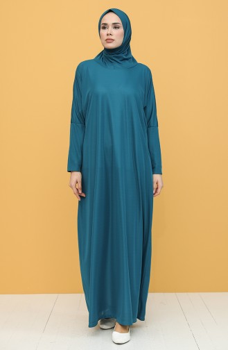Petrol Prayer Dress 0620-07