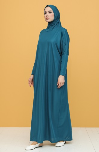 Petrol Prayer Dress 0620-07