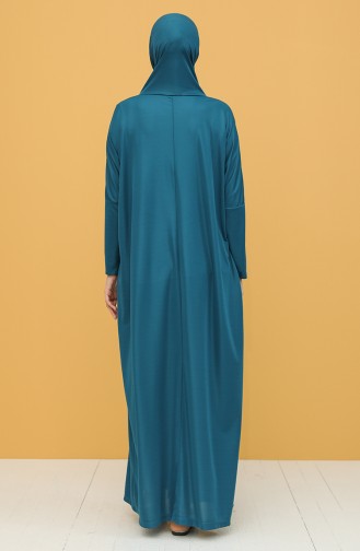 ملابس الصلاة أزرق زيتي 0620-07