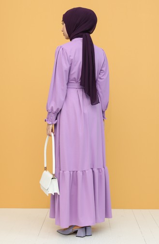 Lila Hijab Kleider 1418-01