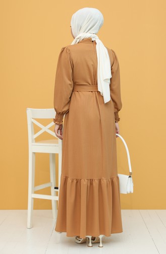 Robe Hijab Camel 1418-03