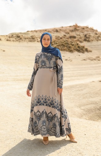Mink Hijab Dress 20Y3034303H-01