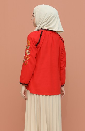Red Blouse 21204-04