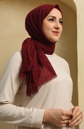 Dark Claret Red Shawl 19060-14