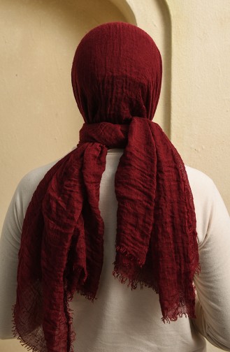 Dark Claret Red Shawl 19060-14