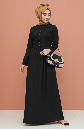 Robe Hijab Noir 7281-01