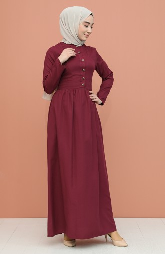 Robe Hijab Plum 7281-10