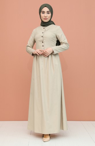 Gems Hijab Dress 7281-11