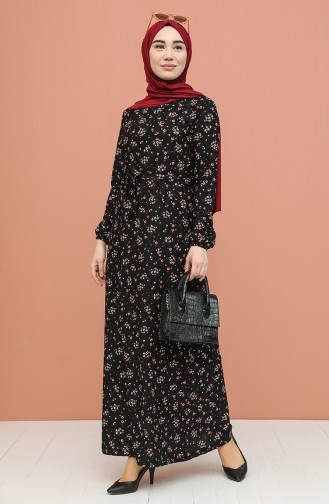 Robe Hijab Noir 0398-01